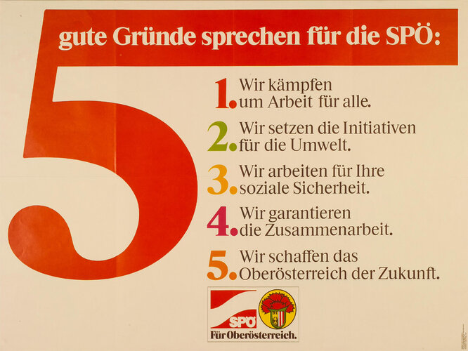 Wahlwerbung SPÖ | © OÖ. Landesarchiv