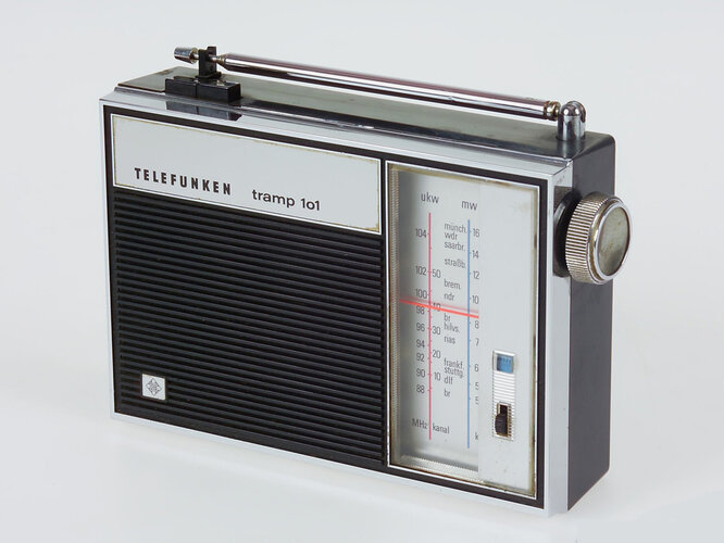 Transistorradio Telefunken Tramp 101 | © OÖ. Landesmuseum, E. Grilnberger
