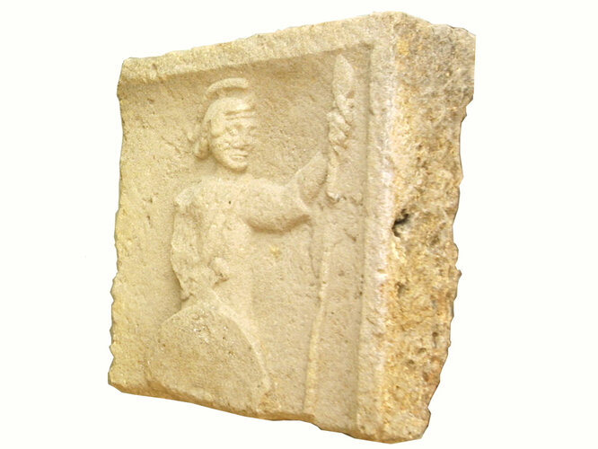 Grabstele eines Soldaten | © Oö. Landesmuseen