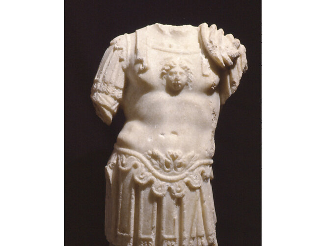 Torso einer Panzerstatuette | © M. Eiersebner, OÖ. Landesmuseen	