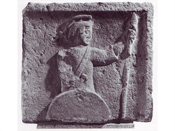 Grabstele eines Soldaten | © M. Eiersebner, OÖ. Landesmuseen