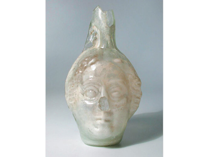 Glasflasche | © Mochsen Shata, Oö. Landesmuseum