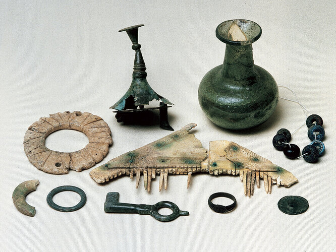 Inventar eines Körpergrabes | © F. Gangl, OÖ. Landesmuseen