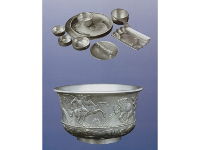 Silbergeschirr-Depotfund | © Museum Lauriacum, Enns