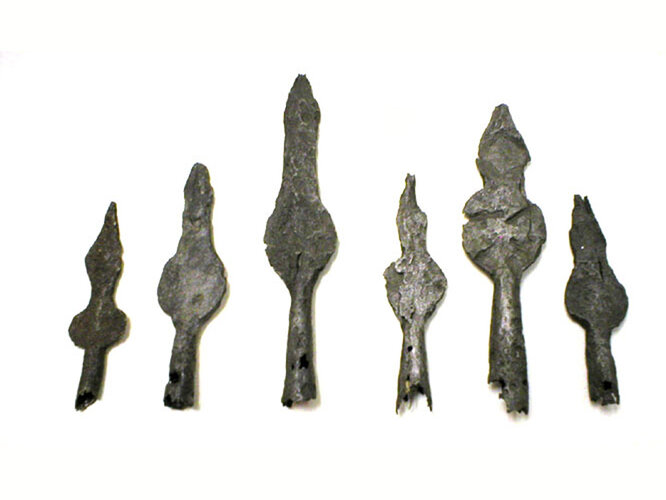 Sechs Lanzeneisen | © Museum Lauriacum