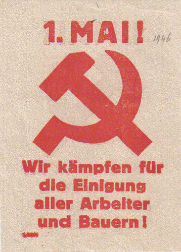Flugzettel Kommunistische Partei