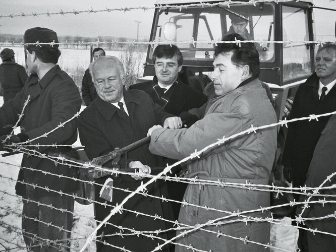 Der Fall des Eisernen Vorhangs | © Land Oberösterreich / Scheucher