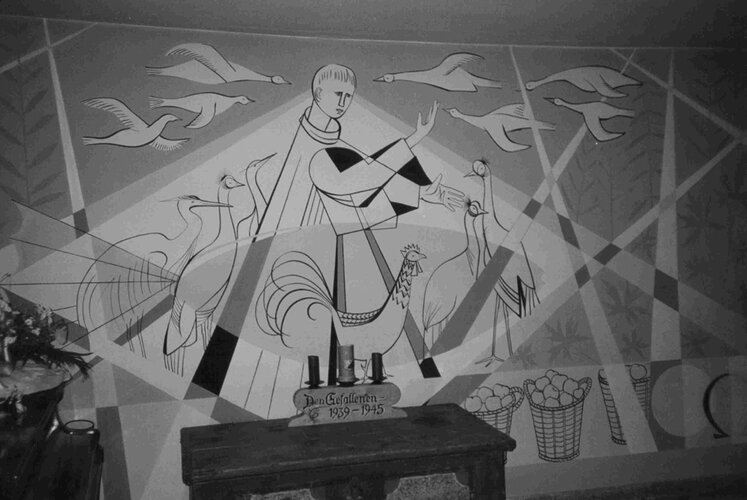 Wandgemälde in der VS Schönegg