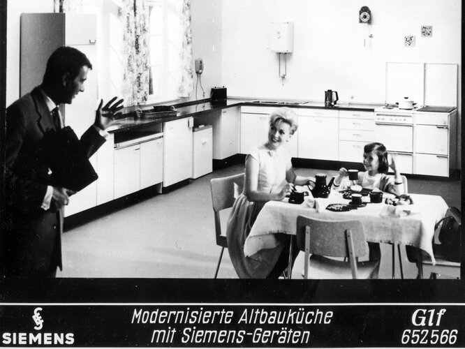 Modernisierte Altbauküche, 1965 | © Siemens AG, München/Berlin