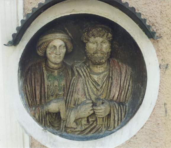 Römisches Grabmedaillion | © Stadtmuseum Wels