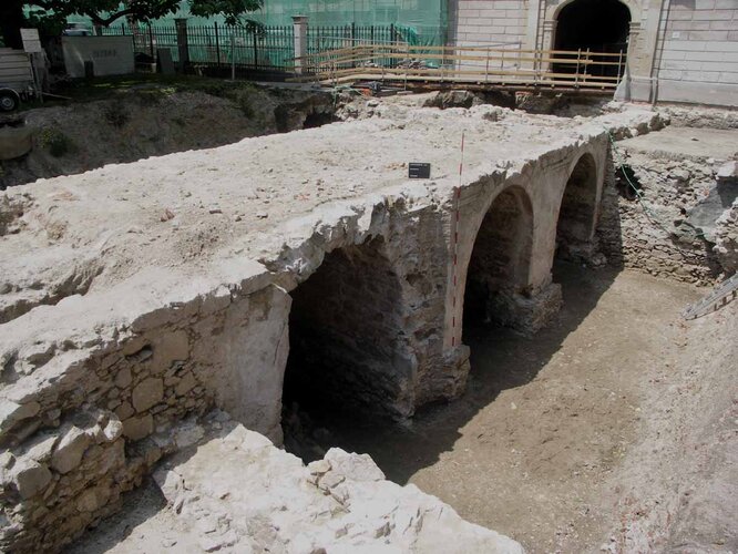 Grabungen Landhausbrücke | © Bundesdenkmalamt