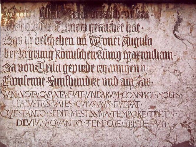 Hochwassermarke | © Christian Rohr