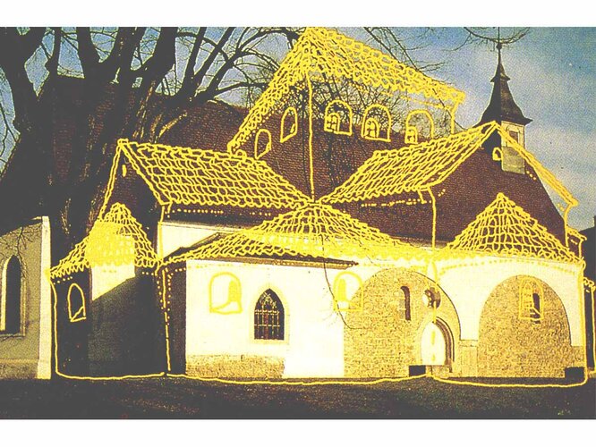 Martinskirche - Rekonstruktion | © Diözesanarchiv Linz