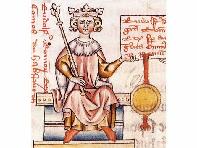 Rudolf von Habsburg | © Stiftsbibliothek St. Florian