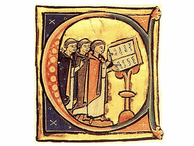 Mönche beim Chorgebet | © Diözesanarchiv Linz