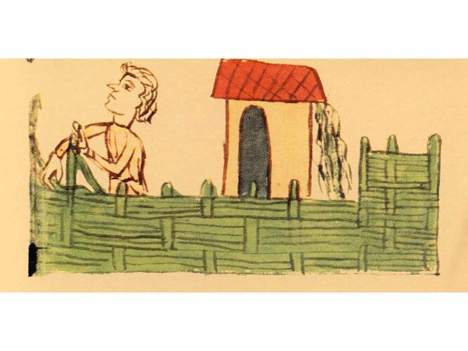 Flechtzaun