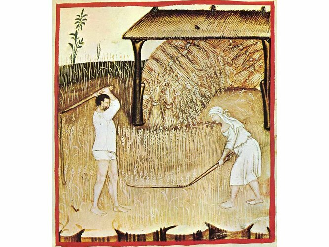 Dreschen | © Public Domain