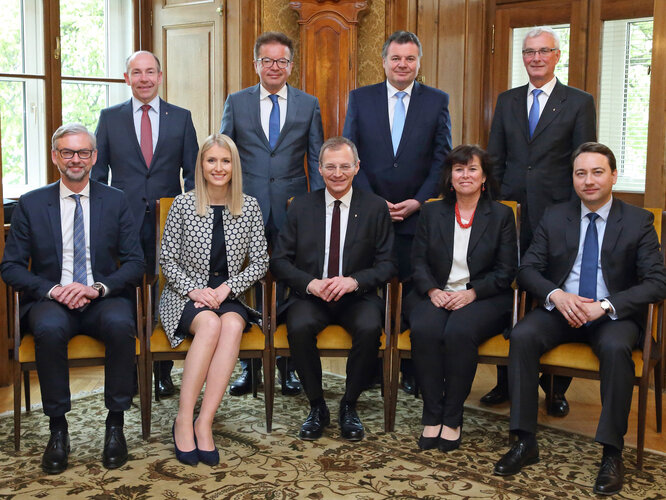 Mitglieder der OÖ. Landesregierung 2017 | © Land Oberösterreich