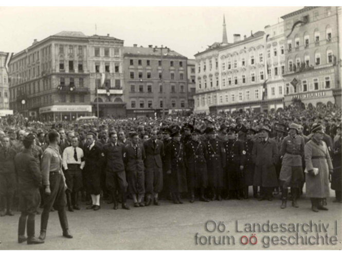 Hitlers Einmarsch in Linz | © OÖ. Landesarchiv