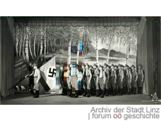 Schaubild einer Parteiveranstaltung