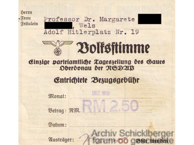 Volksstimme | © Archiv Schicklberger, Eibelstadt