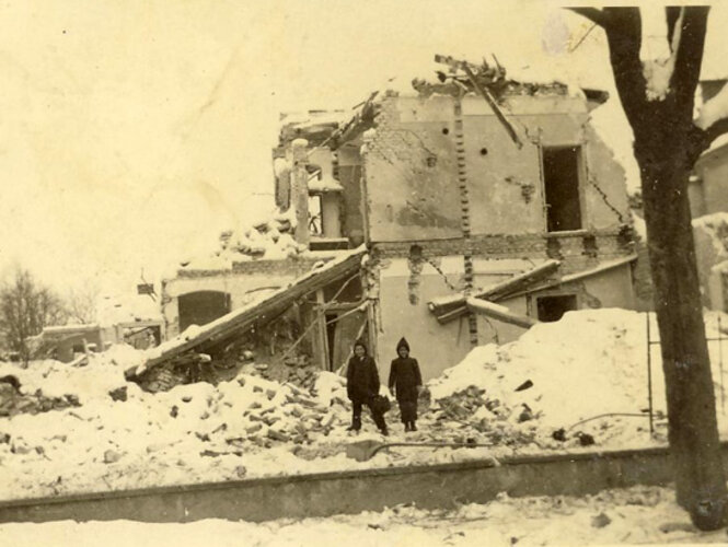 Bombenschäden in Wels, Dezember 1944 | © Stadtarchiv Wels