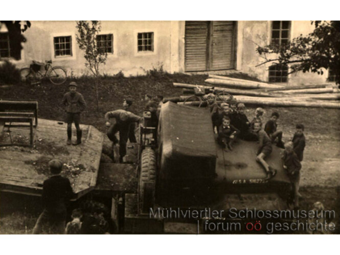 Einmarsch der Amerikanischen Truppen | © Mühlviertler Schlossmuseum/Steinbacher