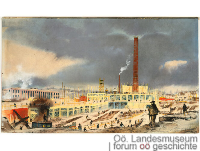 Ansicht der Zellstofffabrik Lenzing | © Dietrich Freiherr von Mandelsloh