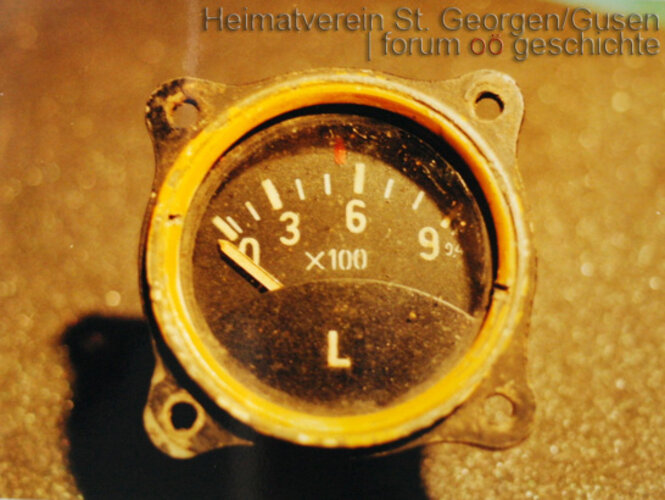 Vorratsanzeiger der "Me 262"