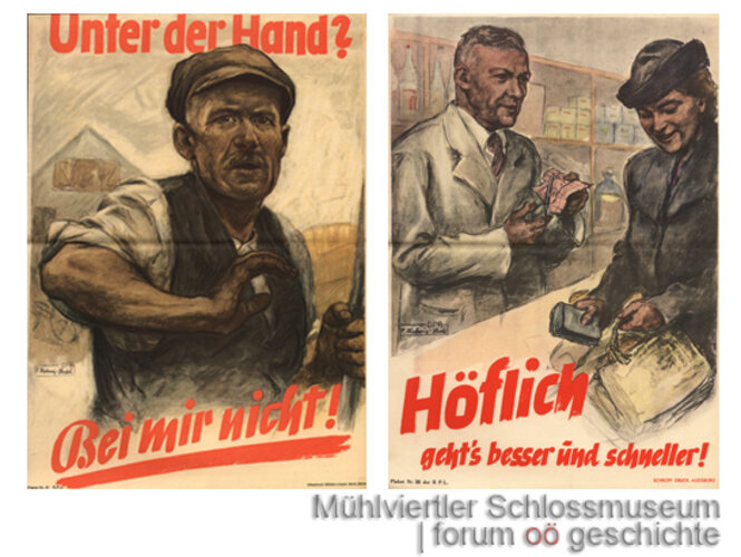 Plakate: Mangelwirtschaft