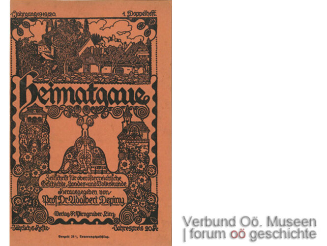 "Heimatgaue", Jg. 1, 1919, Titelblatt