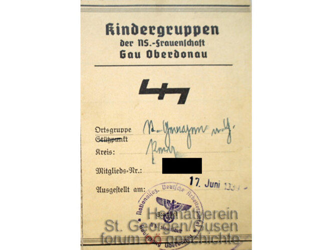 Kindergruppen der NS-Frauenschaft | © Heimatverein St. Georgen/Gusen
