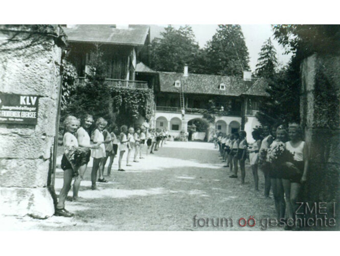 Kinderlandverschickung von Kölner Kindern nach Ebensee | © Elsbeth Müller, Köln