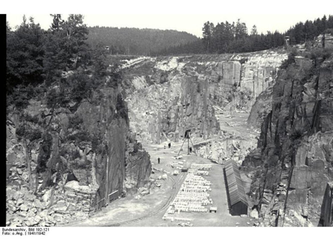 Steinbruch Wiener Graben | © Bundesarchiv, Bild 192-121 / CC-BY-SA