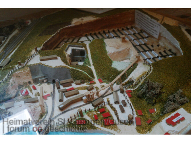 Modell Stollenanlage St. Georgen/Gusen | © Foto: Verbund Oö. Museen