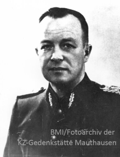 Lagerkommandant Franz Ziereis