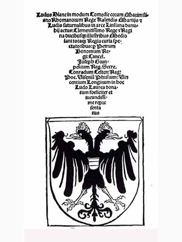 Titelblatt Ludus Dianae 1501 | © Berabeitung: Oö. Museumsverbund