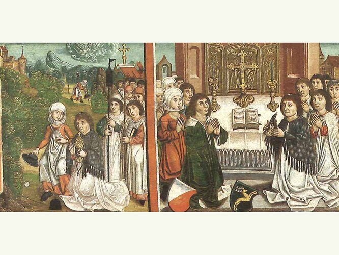 Stiftungslegende Heiligenstadt | © OÖ. Landsmuseen