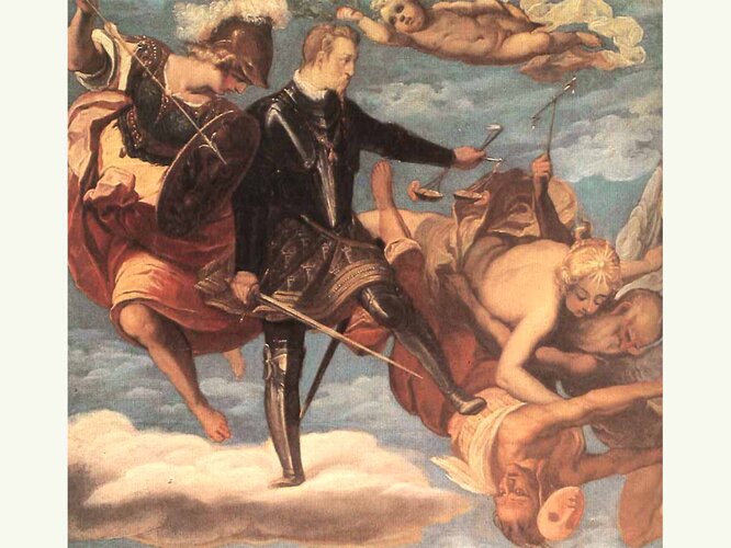 Allegorie auf Gegenreformation | © Abbildung: Diözesanarchiv Linz