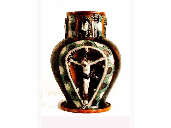 Krug mit Kruzifix | © OÖ. Landesmuseen