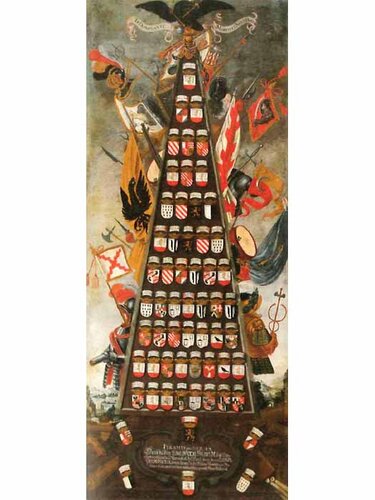 Wappenpyramide | © Augustiner-Chorherrenstift St. Florian