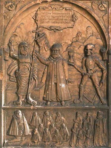 Epitaph Wolfgang Urkauf | © Evangelisches Museum OÖ. - Foto: Otto Saxinger