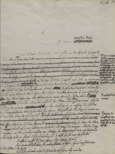 Manuskriptseite Witiko | © Alfred Doppler