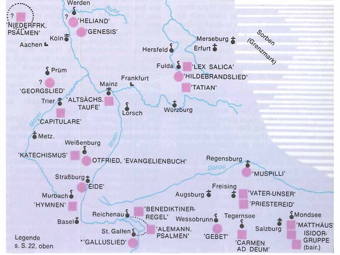 Überlieferung im 9. Jahrhundert