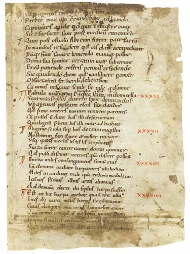 Fragment "Rudolieb" | © Augustiner Chorherrenstift St. Florian