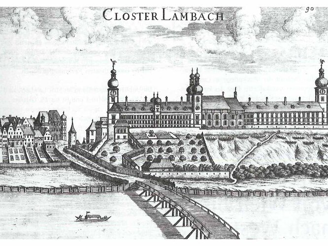 Stift Lambach  | © Benediktinerstift Lambach, Graphische Sammlung