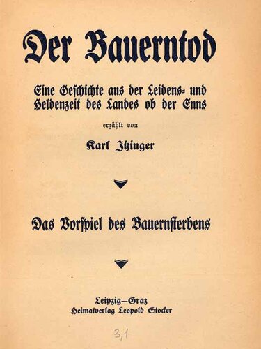 Der Bauerntod | © StifterHaus