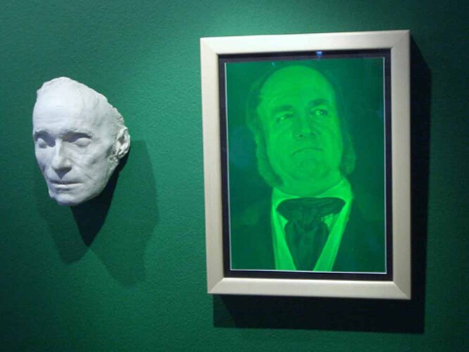 Stifterhologramm Schwarzenberg | © Oö. Museumsverbund