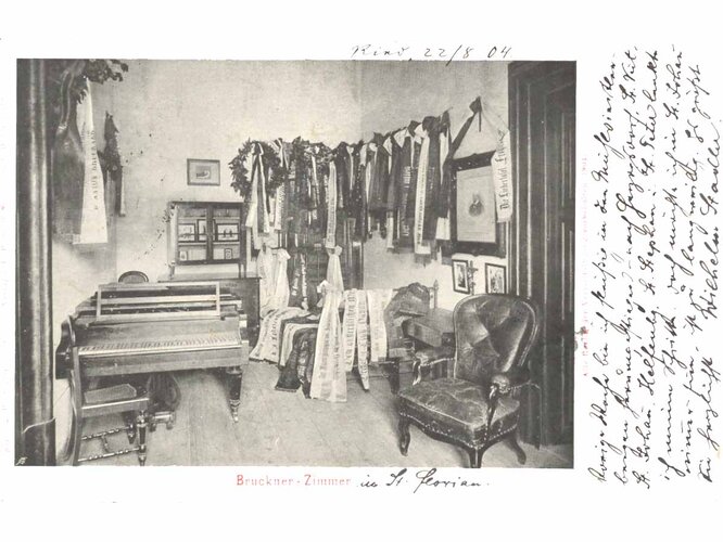 Brucknerzimmer | © Österreichische Akademie der Wissenschaften, Kommission für Musikforschung, Brucknerarchiv und -bibliothek