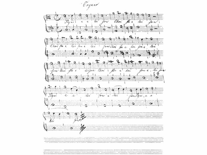 Windhaager Messe | © Österreichische Akademie der Wissenschaften, Kommission für Musikforschung, Brucknerarchiv und -bibliothek